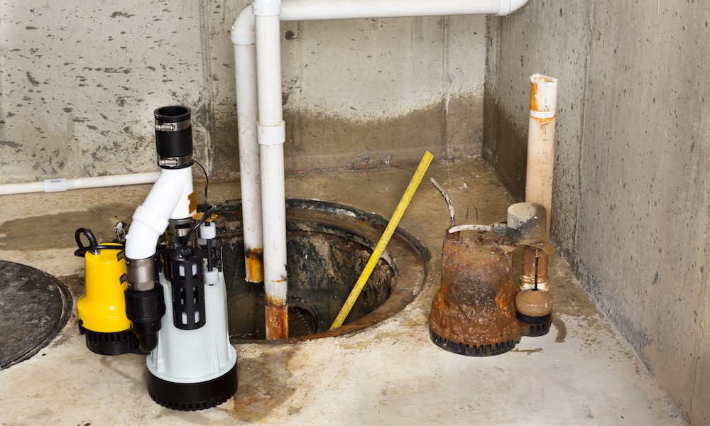 Replacement of old sump pump