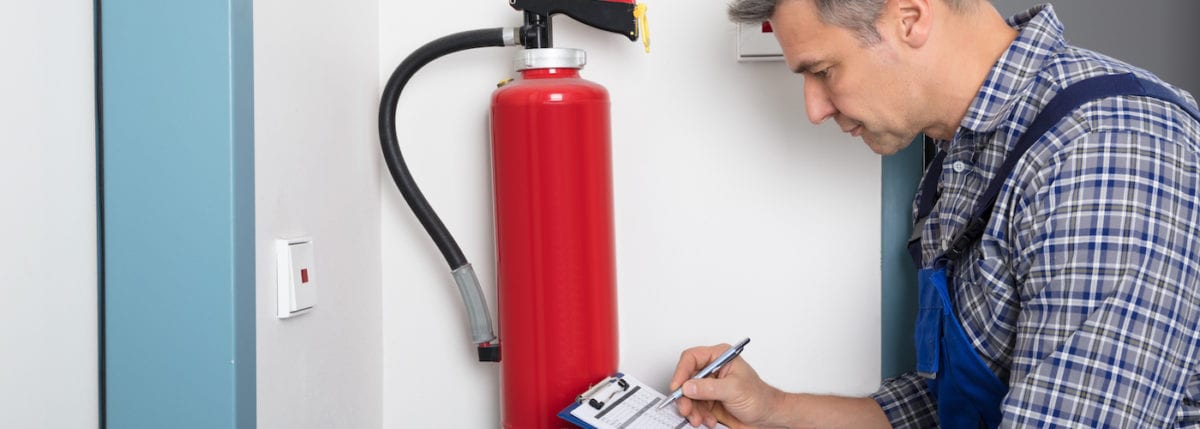 Extinguisher maintenance shop